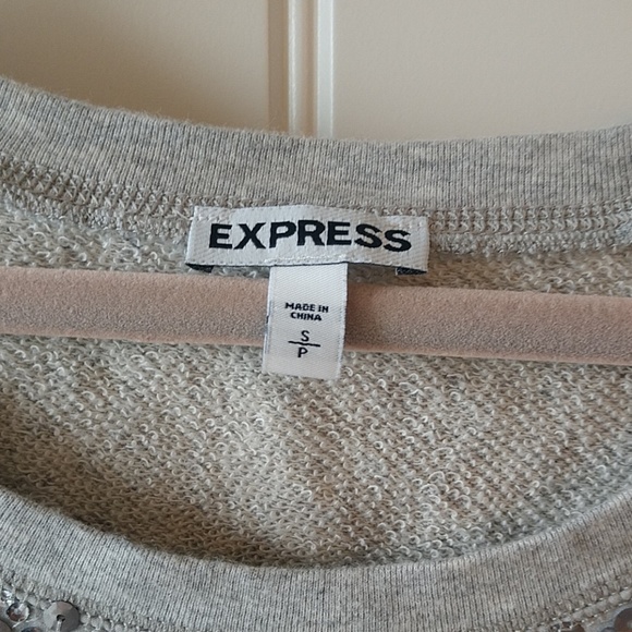 Express size S womens sequined sweater - Picture 3 of 3